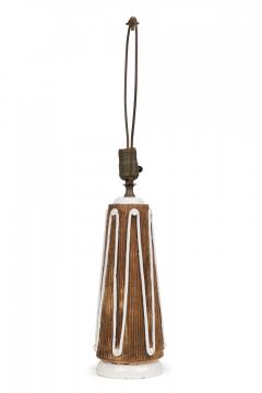 Ugo Zaccagnini Pair of Ugo Zaccagnini Mid Century Italian Ceramic Cats Cradle Table Lamps - 4162646
