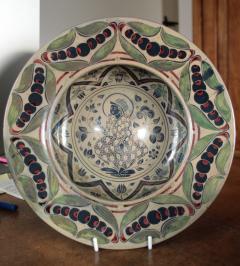Ulisse Cantagalli Italian Buddha Bowl circa 1880 Signed Cantagalli - 4611235