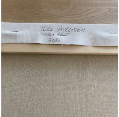 Ulla Pedersen Untitled White 2009 Abstract painting 2020 - 4119286