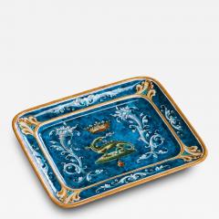 Ulysse Blois Renaissance Style Earthenware Dish France 19th Century - 4527032