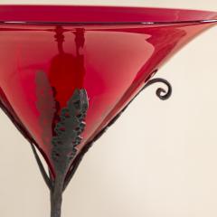 Umberto Bellotto Umberto Bellotto Vase with Iron Pedestal - 4498675