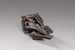 Umberto Mastroianni Umberto Mastroianni abstract sculpture in painted bronze Italy 1960s - 3065927