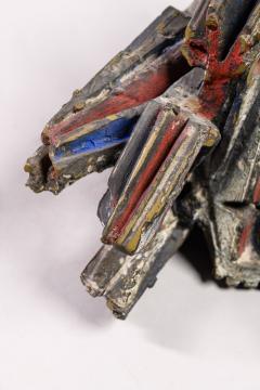 Umberto Mastroianni Umberto Mastroianni abstract sculpture in painted bronze Italy 1960s - 3065931