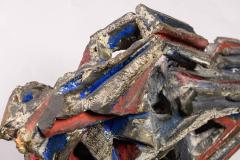 Umberto Mastroianni Umberto Mastroianni abstract sculpture in painted bronze Italy 1960s - 3065932