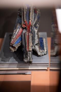 Umberto Mastroianni Umberto Mastroianni abstract sculpture in painted bronze Italy 1960s - 3065936