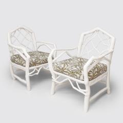 Umberto Pasti PAIR OF LOW ARMCHAIRS ROYAL in white lacquered arbutus 2026 - 4733298