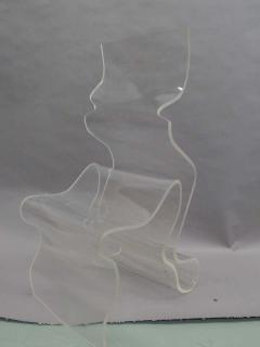 Unique Artist Made Lucite Visionaire Chair 1990 - 1830764