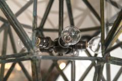 Unique Balloon Shaped Antiqued Brass Lantern - 191377