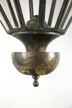 Unique Balloon Shaped Antiqued Brass Lantern - 191380