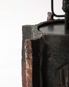 Unique Glazed Ceramic Table Lamp France c 1950 - 4102290