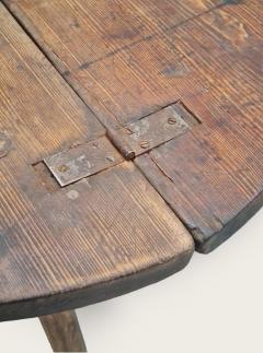 Unique Handmade Foldable Finnish Folk Table Chair 1800s - 4216798