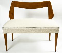 Unique Italian Modernized Pearwood Banquette - 3692769