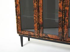 Unique Italian cabinet vitrine tortoise shells by Ottini Milano 1973 - 2712431