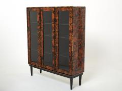 Unique Italian cabinet vitrine tortoise shells by Ottini Milano 1973 - 2712432