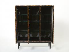 Unique Italian cabinet vitrine tortoise shells by Ottini Milano 1973 - 2712434