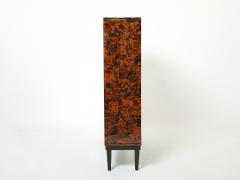 Unique Italian cabinet vitrine tortoise shells by Ottini Milano 1973 - 2712436