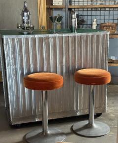 Unique Metal American Art Deco Bar - 4312935
