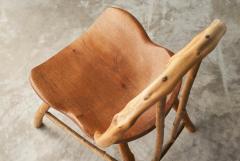 Unique Pair of Richard Lee Bathsheba Side Chairs in Oak and Hazel UK 1994 - 4396217