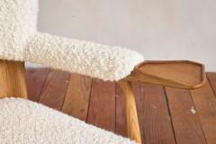 Unique Walnut Italian Arm Chairs - 4530835