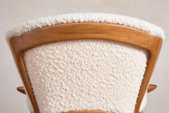 Unique Walnut Italian Arm Chairs - 4530863