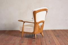 Unique Walnut Italian Arm Chairs - 4530890