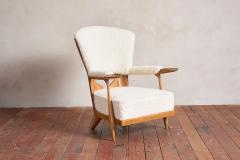 Unique Walnut Italian Arm Chairs - 4530904