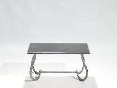 Unique art deco wrought iron side table 1940 s - 993098