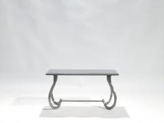 Unique art deco wrought iron side table 1940 s - 993103