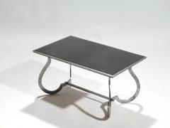 Unique art deco wrought iron side table 1940 s - 993106