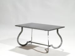 Unique art deco wrought iron side table 1940 s - 993107
