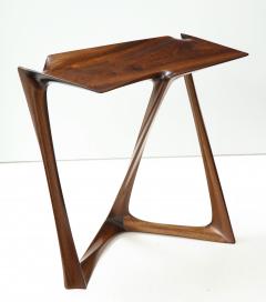 Uniquely designed side table Executed in Sapele Traite wood  - 1080744