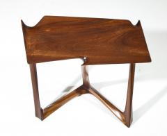 Uniquely designed side table Executed in Sapele Traite wood  - 1080774