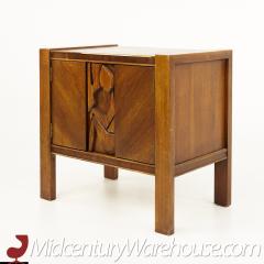 United Furniture Mid Century Brutalist Nightstand - 2354736