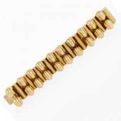 Universal Gen ve Mid 20th Century Wide Gold Bracelet - 803448