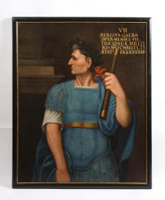 Unknown A Large Oil on Canvas Painting of Sergius Galba A Roman Emperor - 2458347