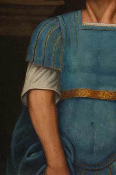 Unknown A Large Oil on Canvas Painting of Sergius Galba A Roman Emperor - 2458349