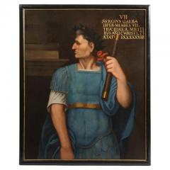 Unknown A Large Oil on Canvas Painting of Sergius Galba A Roman Emperor - 2458352