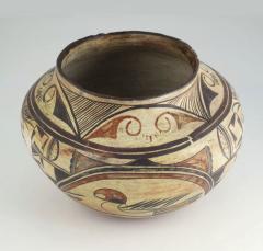 Unknown Artist Hopi Polacca polychrome pictorial jar - 52914