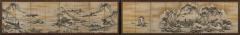 Unkoku Toyo 17th Century Japanese Screen View of West Lake by Unkoku Toyo - 4249451