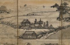 Unkoku Toyo 17th Century Japanese Screen View of West Lake by Unkoku Toyo - 4249459