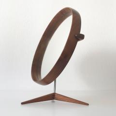 Uno Osten Kristiansson Elegant Teak Table Mirror by Uno sten Kristiansson for Luxus Sweden 1960s - 4377537