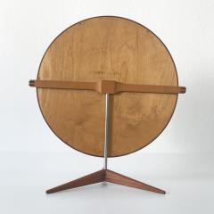 Uno Osten Kristiansson Elegant Teak Table Mirror by Uno sten Kristiansson for Luxus Sweden 1960s - 4377541