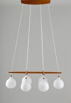 Uno Osten Kristiansson Midcentury Swedish Chandelier by Luxus Sweden - 2200428