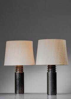Uno Osten Kristiansson Pair of Kristiansson table lamps for Luxus - 4391731