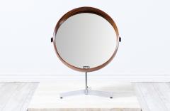 Uno Osten Kristiansson Uno Osten Kristiansson Rosewood Steel Mirror for Luxus - 3357880