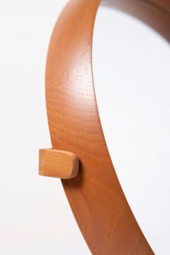 Uno Osten Kristiansson Uno and sten Kristiansson Teak Scandinavian Modern Table Mirror c 1975 - 4512711
