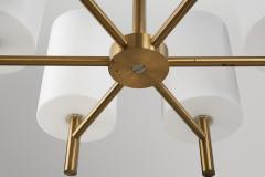 Uno Osten Kristiansson Uno sten Kristiansson Brass Ceiling Light for Luxus AB Vittsj Sweden 1960s - 3083352