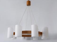 Uno Osten Kristiansson XL Chandelier 587 Cylinder by Uno sten Kristiansson for Luxus Vittsj 1960s - 3908344