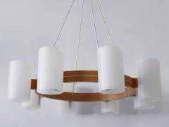 Uno Osten Kristiansson XL Chandelier 587 Cylinder by Uno sten Kristiansson for Luxus Vittsj 1960s - 3908348