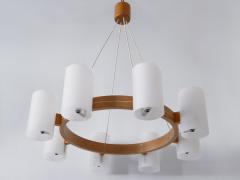 Uno Osten Kristiansson XL Chandelier 587 Cylinder by Uno sten Kristiansson for Luxus Vittsj 1960s - 3908354